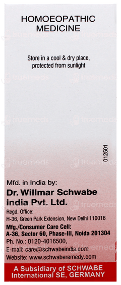Dr Willmar Schwabe Arsenicum Album 30Ch Dilution 30Ml